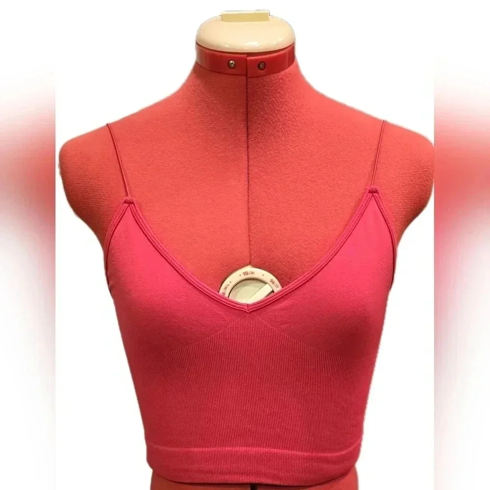 Free People, Size XS/S, Cherry Red Strappy Crop